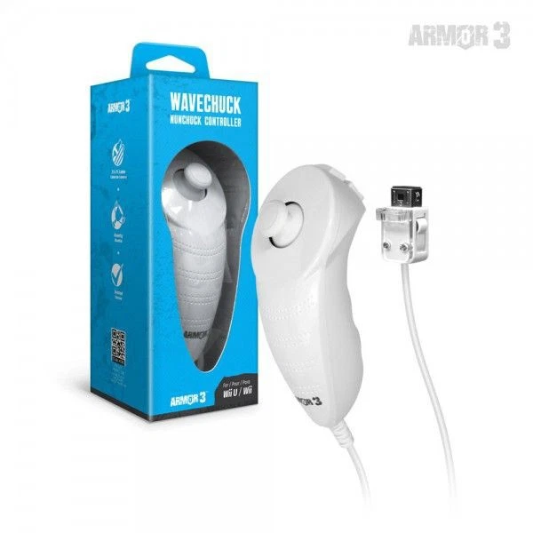 White Wavechuck Nunchuck Controller for Wii U/Wii - Image 1 of 1