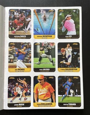 ANGEL REESE Cover 2023 SI for Kids Mag 9 Card Sheet Angel Reese RC S McIntosh RC - Image 1 of 4