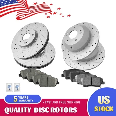 Керамические колодки передних задних тормозных дисков для Hyundai Santa Fe 2014-2020 Kia Sorento - Изображение 1 из 4