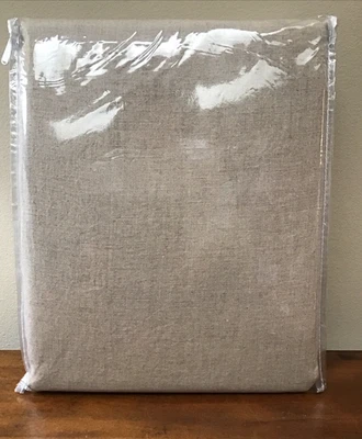 Painel cortina Pottery Barn linho belga BLACKOUT (1) 50x108 linho escuro leitura - Imagem 1 de 4