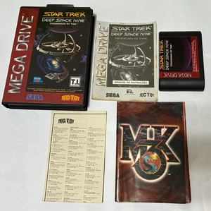 Sega Genesis Mega Drive Star Trek Deep Space Nine Tectoy caja completa manual - Imagen 1 de 10