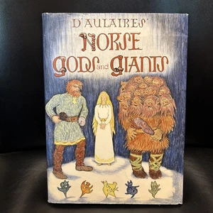 D'Aulaires Norse Gods and Giants SIGNED First Edition - Foto 1 di 12