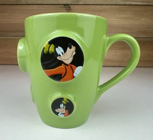Disney Goofy 3D Mug Cup Green Porthole Design Cartoon Collectible Gift VGC - Picture 1 of 7