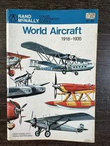 World Aircraft 1918 to 1935 Rand McNally Softcover Reference Book - Imagen 1 de 10
