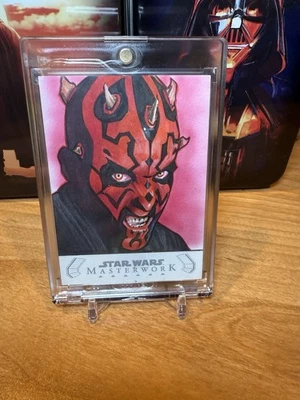 Topps Star Wars Masterwork Darth Maul Sketch Card Jason Davies 🔥🚨 Make Offer! - Image 1 of 2
