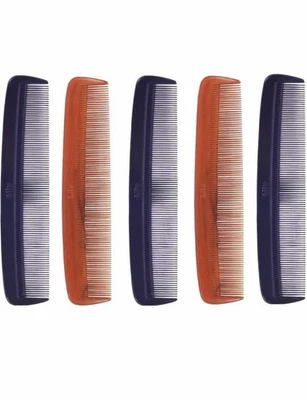 Pocket Hair Combs For Men, Pack of 5 - Image 1 of 2