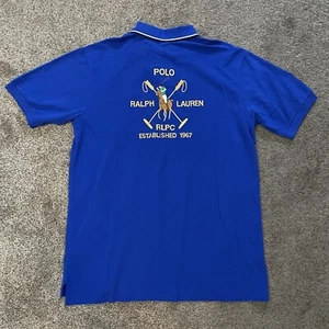 Polo Ralph Lauren Polo Shirt B&T Sz XLT Blue w/Embroidered Polo Pony NWT - Picture 1 of 7