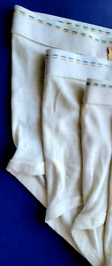 Vtg 4 JC Penney TownCraft Mens White Briefs Underwear Tighty Whities  34