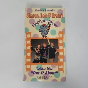 Sharon, Lois & Bram's Elephant Show Volumen Nueve 9 FUERA Y SOBRE VHS - PROBADO - Imagen 1 de 7