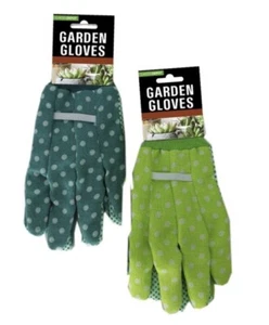 Garden Gloves with Safety Grip Dots - 2 pair included - Picture 1 of 3
