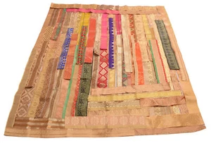 Sushila Vintage Sari Border Assorted Lot of 72 Pc Remnant Trim Craft Sewing Lace - Picture 1 of 7