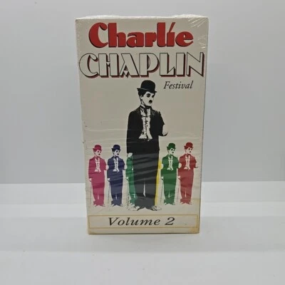 Charlie Chaplin Festival Volume 2 (VHS, 1992) By The Sea - The Bank - Shanghaied - Image 1 of 4