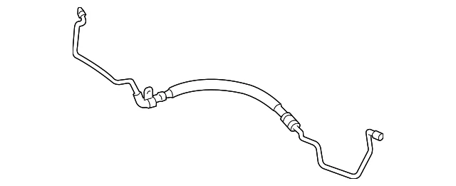 Genuine GM 2006-2009 Chevrolet Impala SS Power Steering Gear Inlet Hose 15291019 - Image 1 of 2