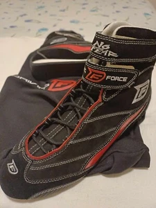 NO FEAR SCARPE STIVALETTI GO KART AUTO RALLY IN PELLE NUOVE tg. 42,5 - Foto 1 di 1