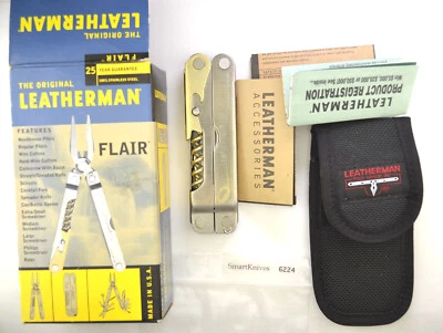 Leatherman Flair multi-tool. Retired, rare, new NIP  #6224 - Image 1 of 4