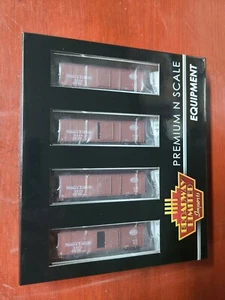 Broadway Limited N P&E Peoria & Eastern Steel Box Car 4-Pack Corrugated End 3663 - Bild 1 von 1