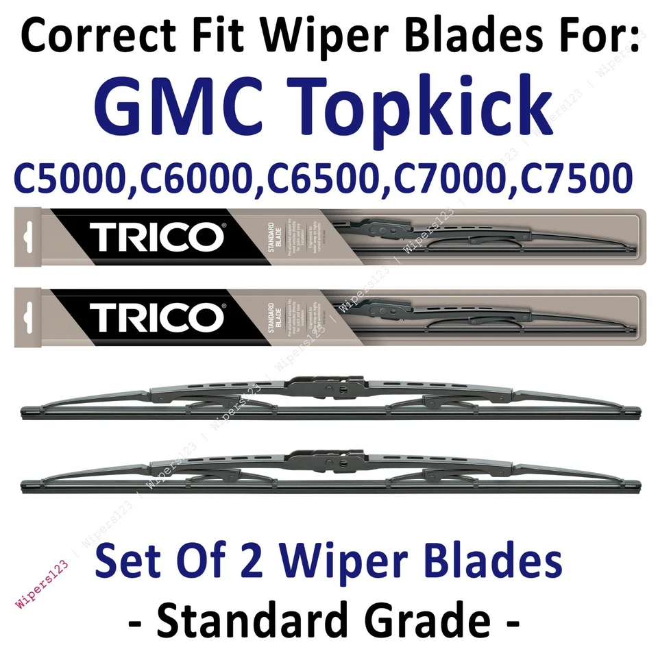Wipers 2pk Standard 1990-2002 GMC Topkick C5000 C6000 C6500 C7000 C7500  30180x2 - Image 1 of 1