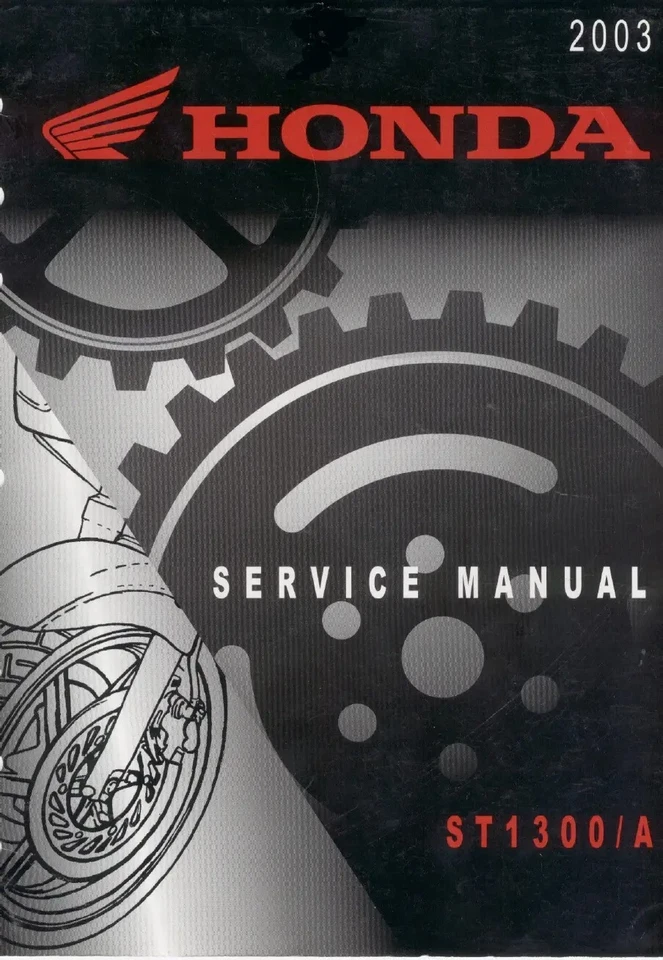 2003 Honda st1300/A Service Manual Reproduction - Image 1 of 4