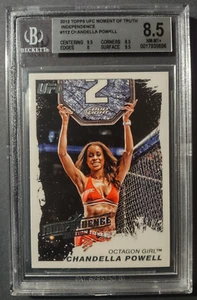 2012 Topps UFC Chandella Powell 112 Moment Of Truth Independence BGS 8.5 - Picture 1 of 2