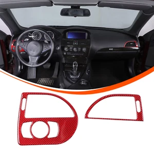 Car Side Air Outlet Vent Frame Sticker Red Carbon Kit For BMW 6 Series 2004-2009 - Picture 1 of 12