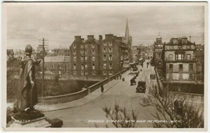 BRIDGE STREET, WITH WAR MEMORIAL, WICK - Caithness Postcard (P2909) - Picture 1 of 2