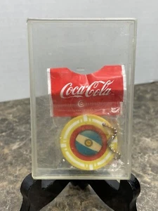 Coca Cola Japan FIFA World Cup 2006 RARE NEW Argentina Country Keychain - Picture 1 of 2