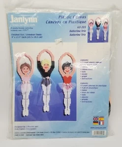 Janlynn Plastic Canvas Kit #60-203 Ballerina Trio Craft Designed by Twin Flames - Picture 1 of 8