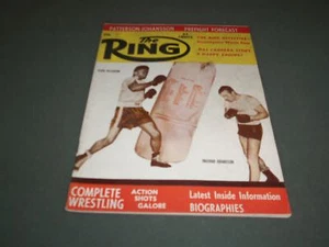 1961 APRIL THE RING MAGAZINE - FLOYD PATTERSON AND INGEMAR JOHANSSON - SP 5287 - Picture 1 of 2