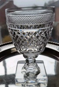 SUPER QUALITY ANGLO IRISH GEORGIAN RUMMER c.1820 Faceted Stem (470 Grams Each) - Picture 1 of 14