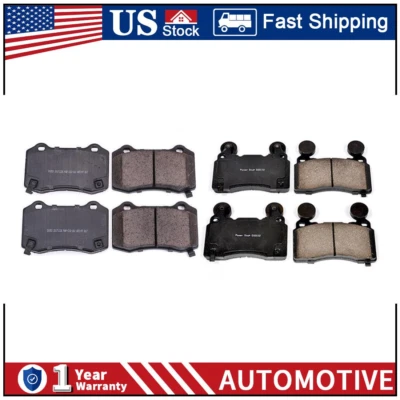 Juego de 2 pastillas de freno delanteras traseras Power Stop para Chevrolet Camaro 2010 2011-2017 PA Foto 1 de 4