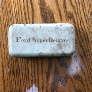 Ford Super Deluxe Vintage Tin Can 1950s Blue - Picture 1 of 5