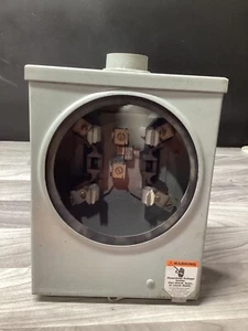 GE Electric Meter Box Socket SI 60 100A 741X2G143 Circuit Breaker #124E142PR6*CO - Picture 1 of 5