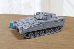 FV510 Warrior Britannico Esercito Ifv - 3D Stampato Miniatura Ripiano Tavolo - Picture 1 of 8