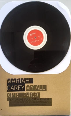 Mariah Carey – My All Full Crew Remixes 1998  promo 12" vinyl record in P Sleeve - Image 1 of 4
