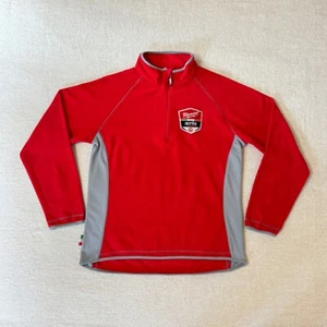 Milwaukee Aprilia Racing Team Fleece 1/4 Zip Neck Pullover Jumper Men's Size XL - Picture 1 of 14