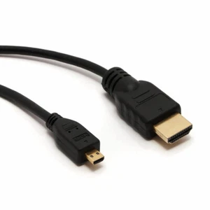 Cable adaptador micro HDMI Ethernet 4K 2160p 3D HDTV para tablets portátiles - 3m - Imagen 1 de 2