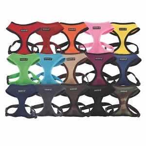 Puppia Dog Harness, Breathable Mesh Adjustable 28-40" Chest XXL Beige Orange - Picture 1 of 14