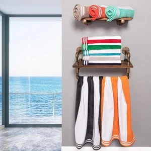 Cabana Stripe Oversized Cotton Beach 2 Piece Towel Set by - Picture 1 of 54