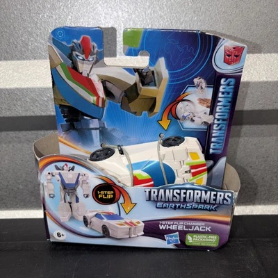 Hasbro Transformers EarthSpark 1-Step Flip Changer Wheeljack 4" Action Figure 6+ - Image 1 of 3