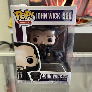 Funko POP! Movies John Wick with Dog #580 Vinyl Figur BESCHÄDIGTE BOX SIEHE BILDER - Bild 1 von 8