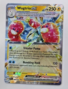 Wugtrio EX 60/162 Double Rare Holo Temporal Forces Pokémon TCG NM - Picture 1 of 7