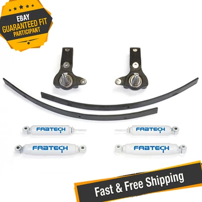Fabtech K7014 3" Spindle System w/ Performance Shocks for 95-04 Toyota Tacoma - Image 1 of 4