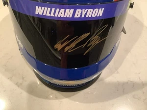 WILLIAM BYRON SIGNED 2020 HMS AXALTA FLAMES THROBACK FULL SIZE HELM & CARD - Bild 1 von 18