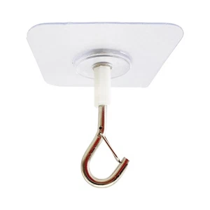 Ganchos de techo autoadhesivos, ganchos portátiles de uso diario para colgar campanas de viento decoración - Imagen 1 de 12