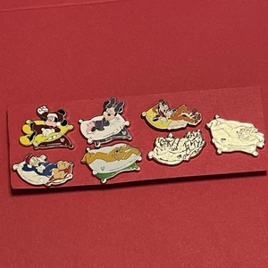 WDW Complete Set of Characters Sleeping - 2012 Hidden Mickey Pins - Picture 1 of 1