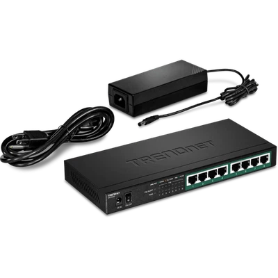 TRENDnet  TPE-TG83, 8-Port Gigabit PoE+ Switch (RENEWED) - Image 1 of 4