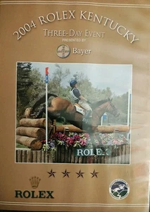 2004 Rolex Kentucky 3 Three Day Event DVD Equestrian Dressage Cross-Country Jump - Imagen 1 de 3