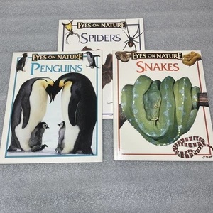 Eyes On Nature Books - Penguins, Snakes, Spiders - Kidsbooks - Jane Resnick - Picture 1 of 7