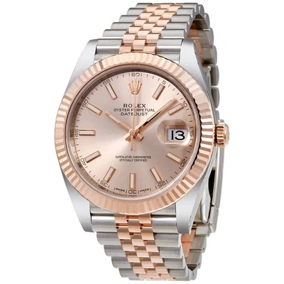 Reloj Rolex Datejust 41 Sundust esfera acero y oro Everose de 18 quilates para hombre 126331SNSJ Foto 1 de 3