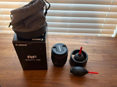 Lente para cámara Canon RF 50 mm F1,2 L USM (2959C002) Foto 1 de 4
